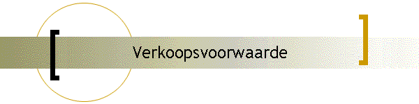 Verkoopsvoorwaarde
